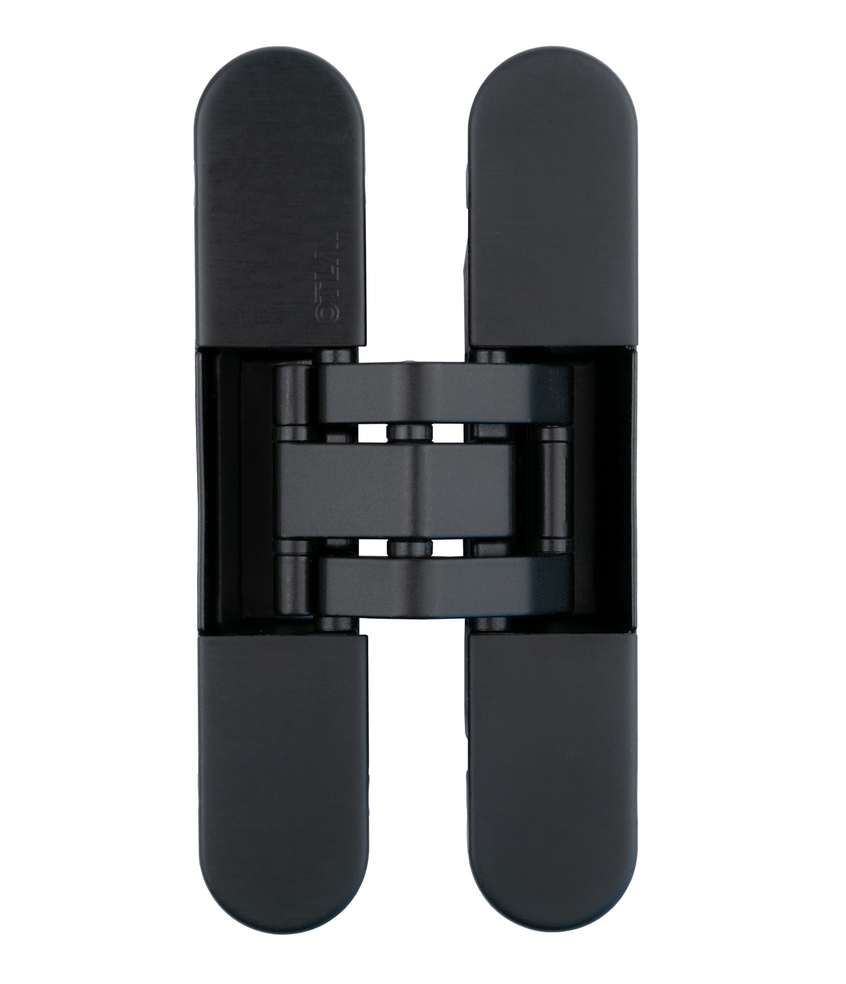 Петля скрытая, 3D, универсальная, 120x23 мм, 60 кг, корпус без покрытия, шарнирная часть цвет черный матовый. Рис. 2