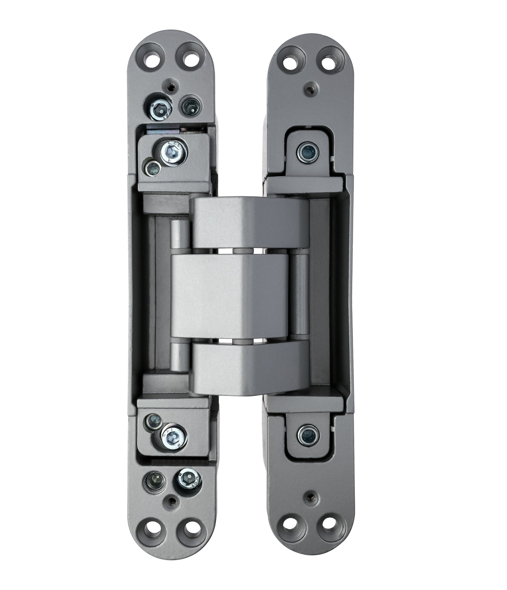 Петля скрытая, 3D, универсальная, 190x31 мм, 140 кг, цамак/алюминий, серебро матовое. Рис. 3