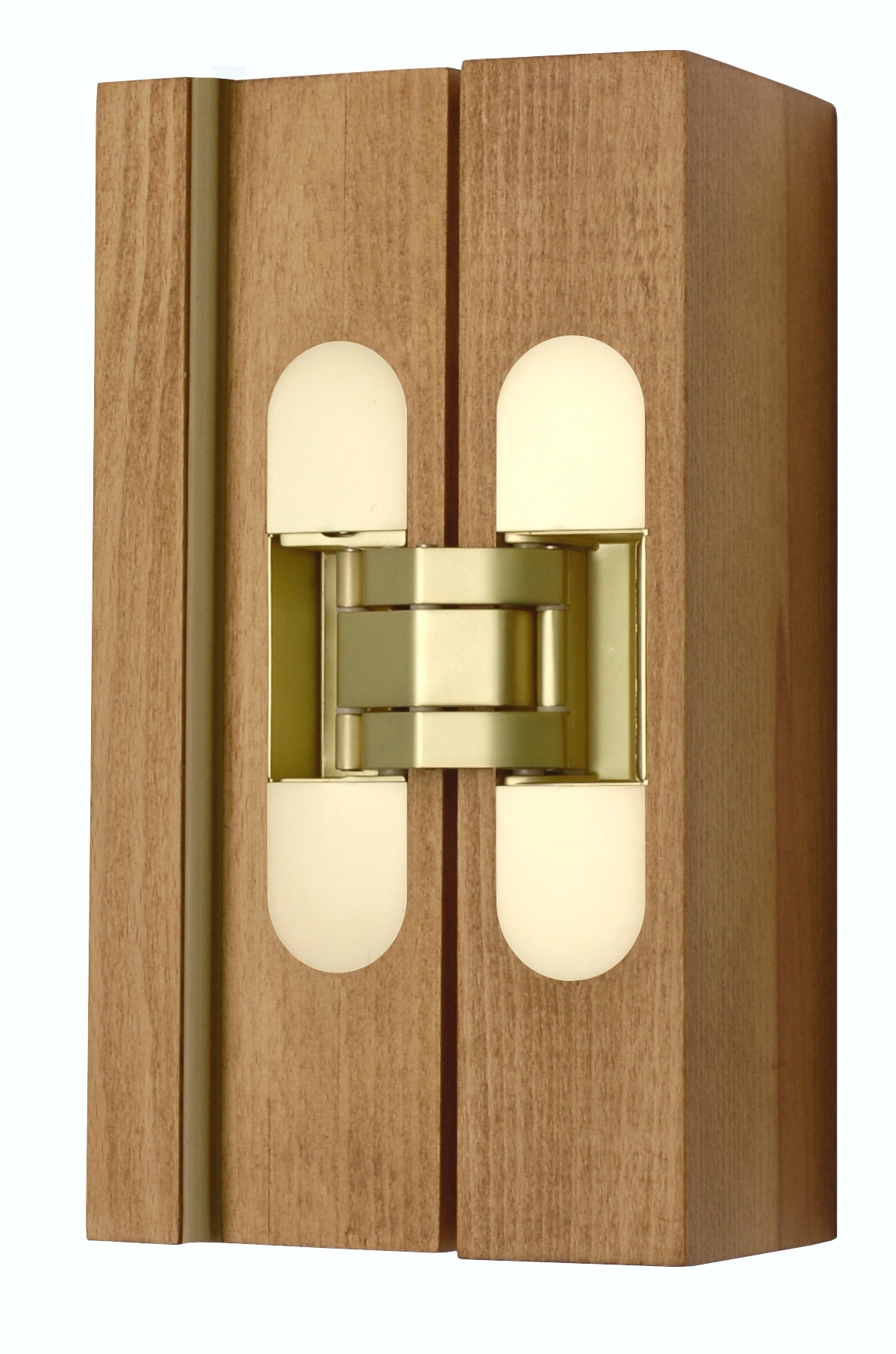 Петля скрытая ELEMENTIS, универсальная, 3D, 120x30 мм, 80 кг, цамак, золото матовое, с 4 пласт. колпачками. Рис. 3