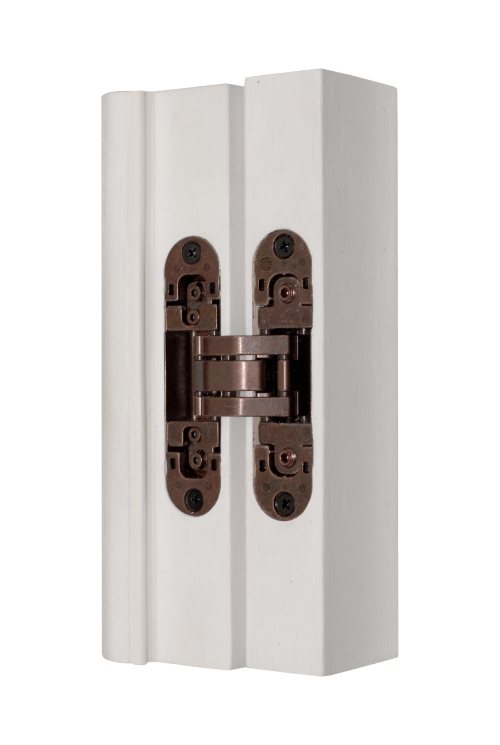 Петля скрытая, универсальная, 3D, 120x30 мм, 60 кг, цамак, бронза. Рис. 3