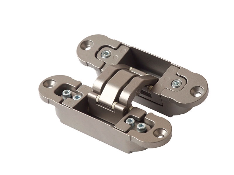 Петля скрытая, универсальная, 3D, 120x30 мм, 80 кг, цамак/алюминий, никель матовый. Рис. 3