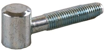 Петля ввертная, 2-штыревая, створочная часть, диаметр 14 мм, сталь, оцинкованный. Рис. 1