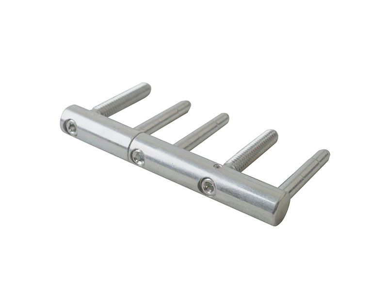 Петля ввертная, 5-штыревая, 3D регулируемая, диаметр 18 мм, сталь, оцинкованная. Рис. 1