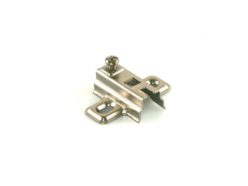 Планка монтажная для петель Slide-on, H=4, шуруп, сталь. Рис. 1