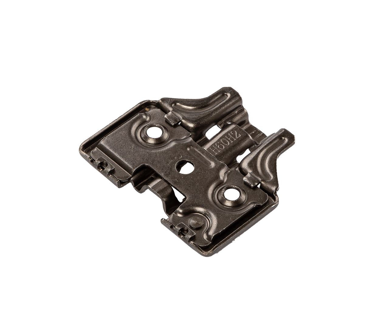 Планка монтажная для петель Alphalux  Titan, Clip-on, H=2, крестовая, под саморез, с эксцентриковой регулировкой, титан. Рис. 3