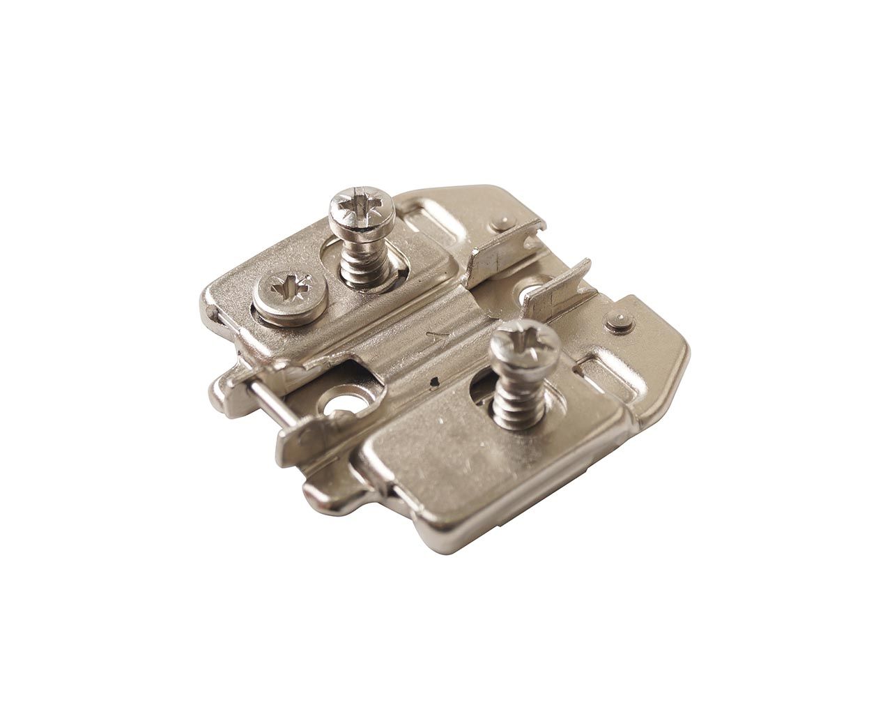 Планка монтажная для петель Firmax Advanced, H=0, крестовая с регулировкой по высоте, с предустановленным евровинтами. Рис. 2