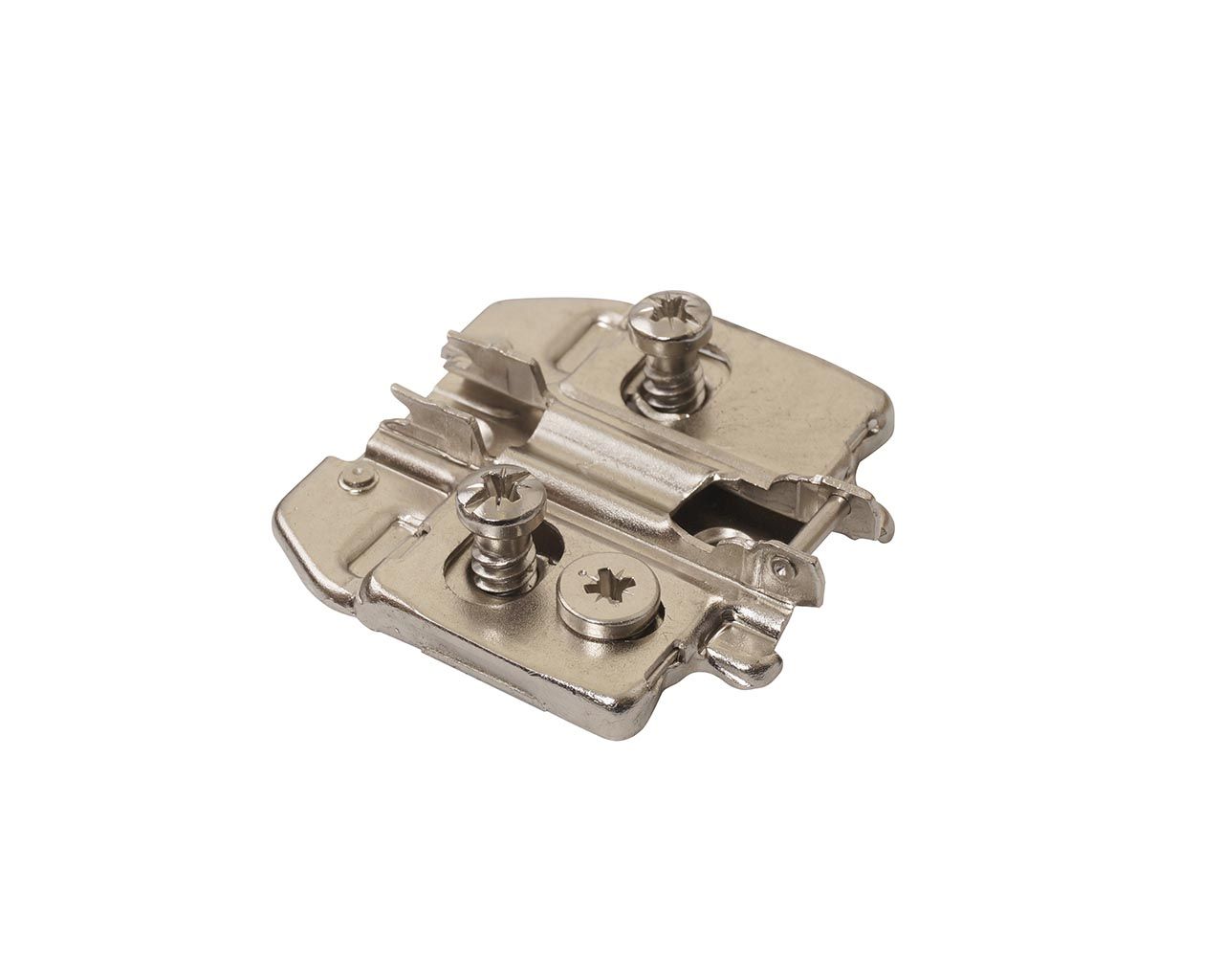 Планка монтажная для петель Firmax Advanced, H=2, крестовая с регулировкой по высоте, с предустановленным евровинтами. Рис. 1