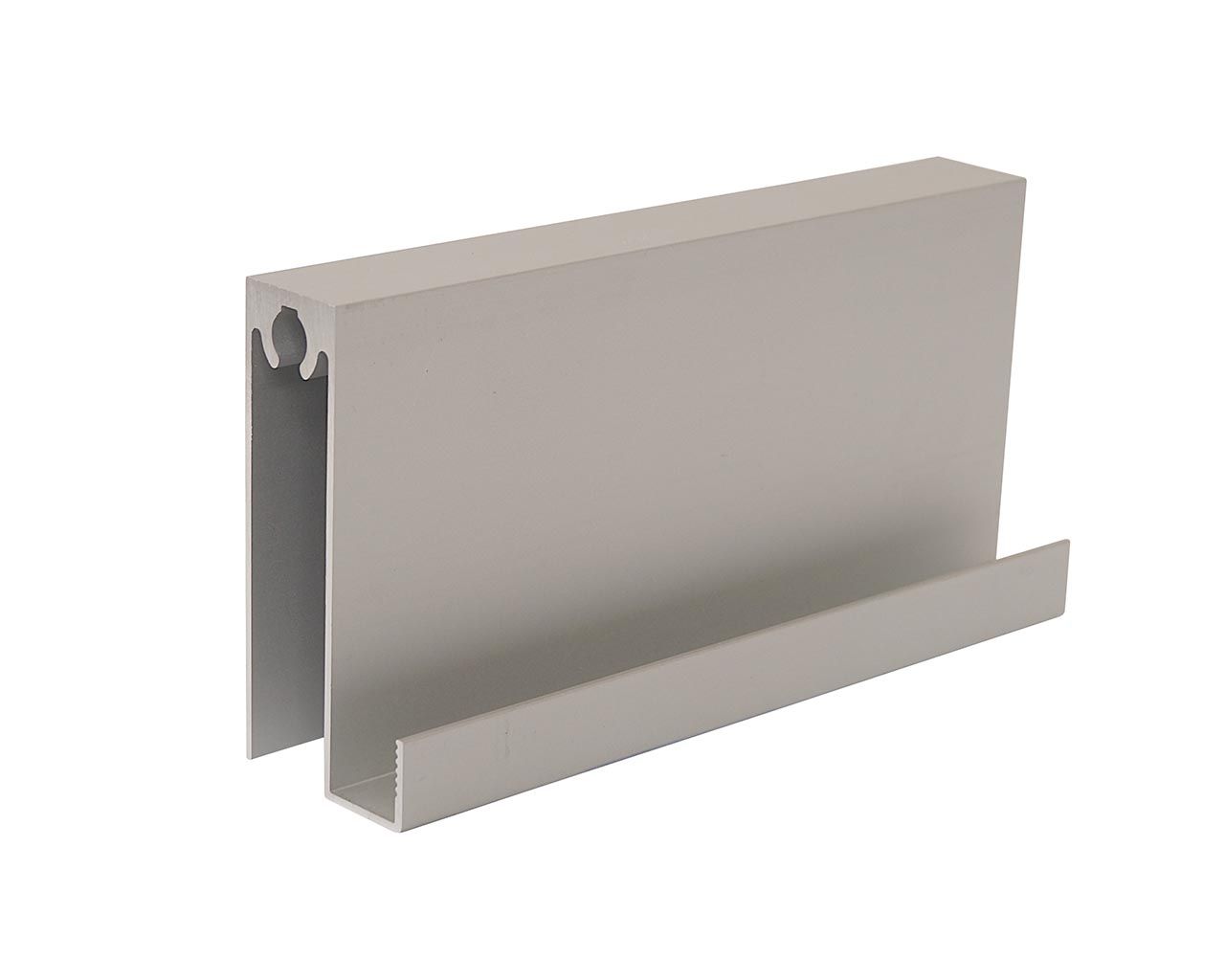 Планка нижняя Classic Slim, алюминий, L=5800 мм, серебро.