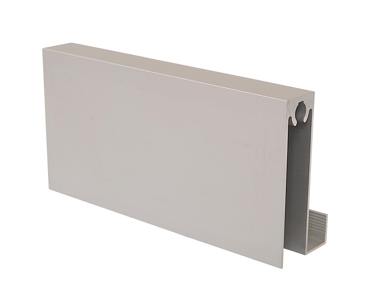 Планка нижняя Classic Slim, алюминий, L=5800 мм, серебро.. Рис. 3