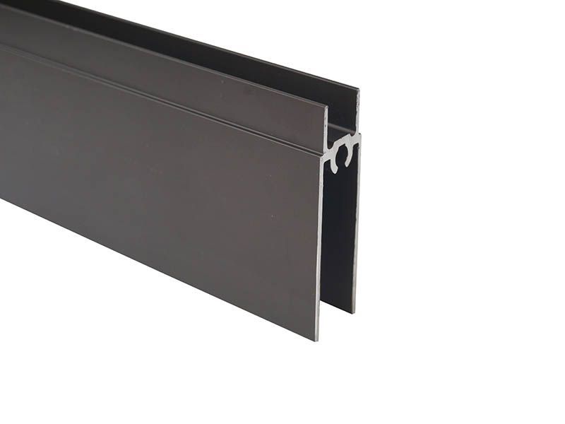 Планка нижняя, FIRMAX, алюминий, L=5800 мм, темная бронза.. Рис. 1 Планка нижняя, FIRMAX, алюминий, L=5800 мм, темная бронза.. Рис. 1