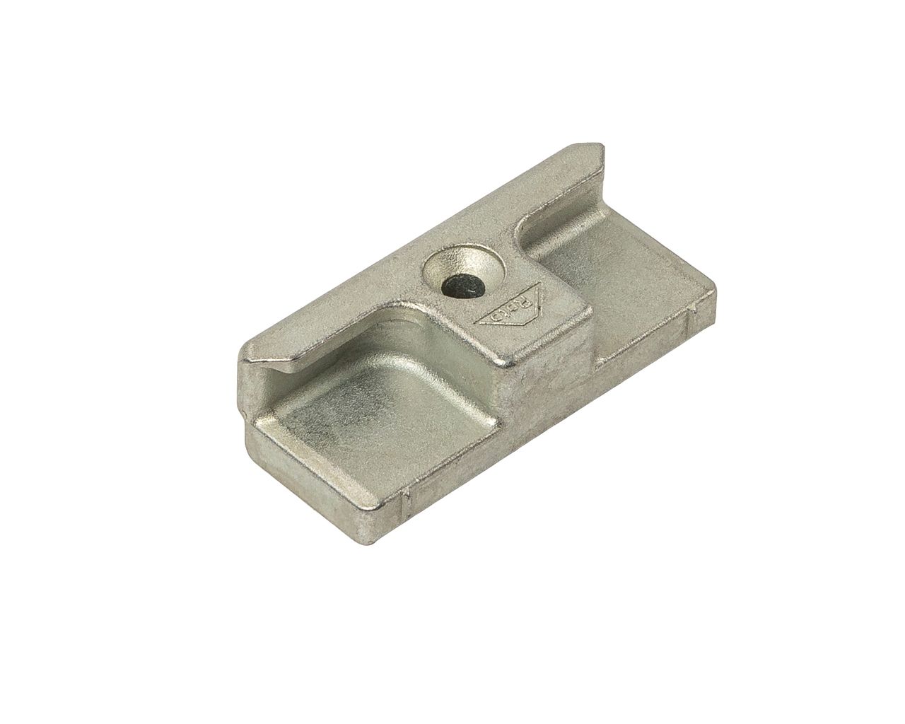 Планка ответная Deceuninck Bautec/Inoutic, стандартный прижим, ось винта 9 мм.. Рис. 2 Планка ответная Deceuninck Bautec/Inoutic, стандартный прижим, ось винта 9 мм.. Рис. 2