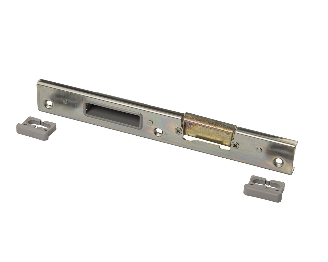 Планка ответная KFV правая регулируемая под ригель и фалевую защелку (Thyssen AD). Рис. 1