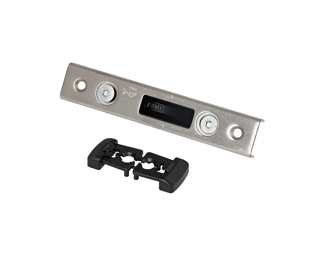 Планка ответная Maxbar для доп. запора/ крюка, регулируемая, нерж. сталь, U24x8.5, Татпроф. Рис. 1 Планка ответная Maxbar для доп. запора/ крюка, регулируемая, нерж. сталь, U24x8.5, Татпроф. Рис. 1