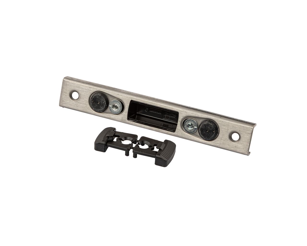 Планка ответная Maxbar под доп. ригели для замка 833, 833Р, 834, 834Р, регулируемая +/-2 мм, нерж. сталь, U24x8.5. Рис. 3 Планка ответная Maxbar под доп. ригели для замка 833, 833Р, 834, 834Р, регулируемая +/-2 мм, нерж. сталь, U24x8.5. Рис. 3