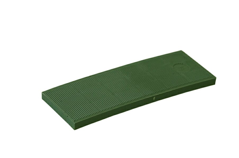 Пластина рихтовочная Bistrong 100x50x5 зеленая