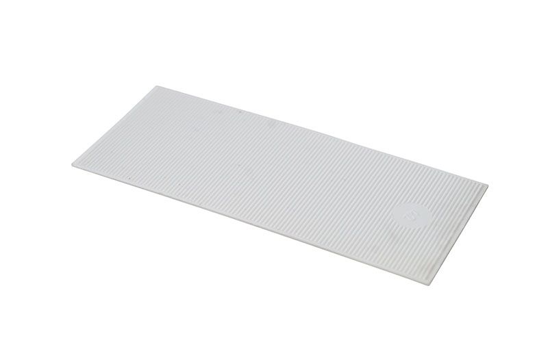 Пластина рихтовочная Bistrong 100x42x1 белая. Рис. 1