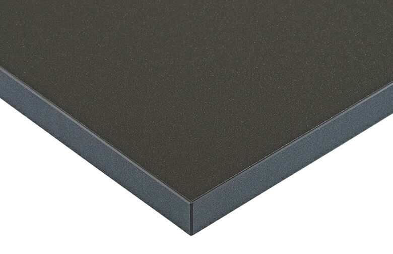Плита МДФ ALVIC LUXE 1240*18*2750 мм, глянец антрацит металлик (Antracita Pearl Effect). Рис. 1