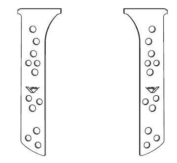 Подкладка для опоры, 3мм, Patio Fold Alu (упаковка 2 штуки), белый. Рис. 1