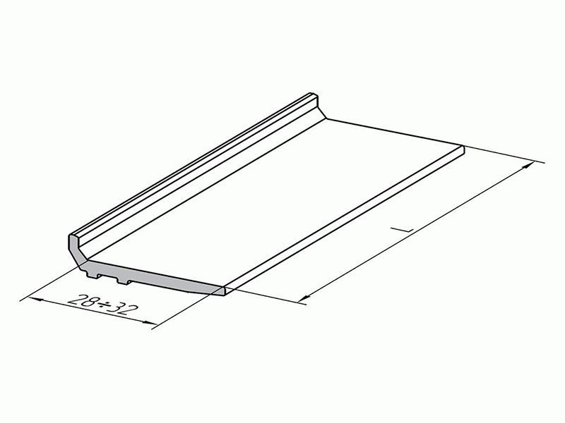 Подкладка опорная 29-32мм (из проф.F50.0803). Рис. 1