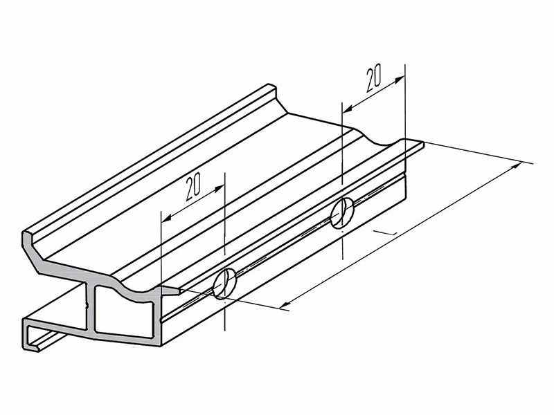 Подкладка опорная 34-38мм (из проф. F50.0808). Рис. 1