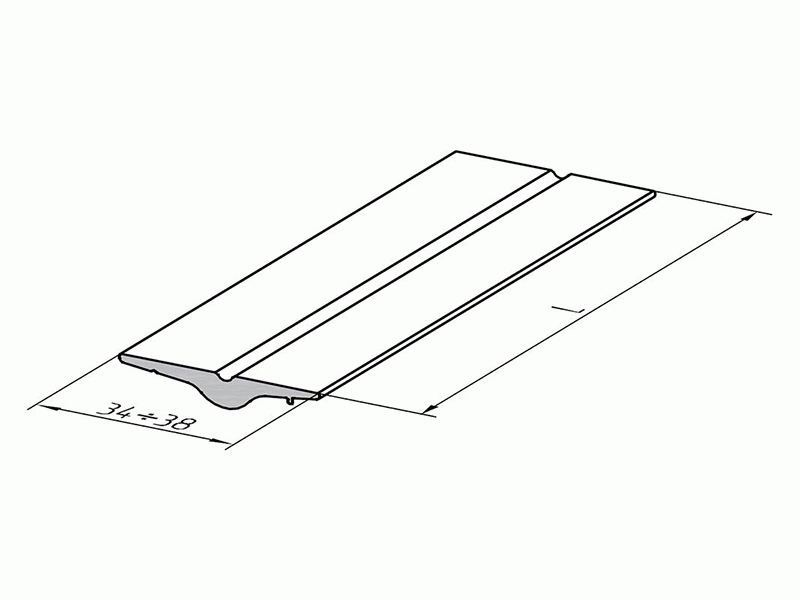 Подкладка опорная 34-38мм (из проф. F50.0811). Рис. 1 Подкладка опорная 34-38мм (из проф. F50.0811). Рис. 1