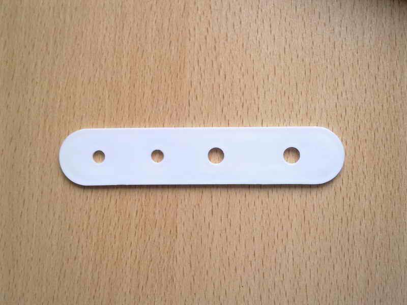 Подкладка для петли 108, 2 мм, бел. ELEMENTIS. Рис. 1 Подкладка для петли 108, 2 мм, бел. ELEMENTIS. Рис. 1