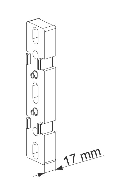 Подкладка под запор HS, 17мм. Рис. 1