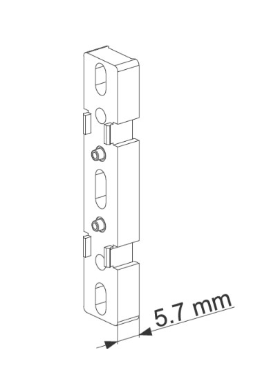 Подкладка под запор HS, 5,7мм. Рис. 1 Подкладка под запор HS, 5,7мм. Рис. 1