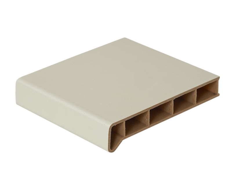 Подоконник пластиковый Moeller LD S 30 /500/ c 2 капиносами белый матовый /6,0м/9016. Рис. 2