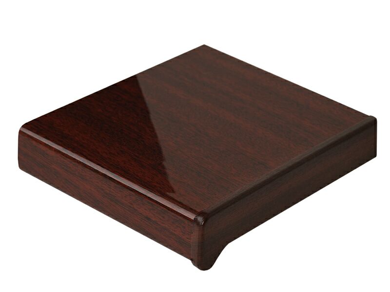 Подоконник пласт. Moeller LD S 30 /600/2 кап. махагони глянц. /6,0м/. Рис. 2