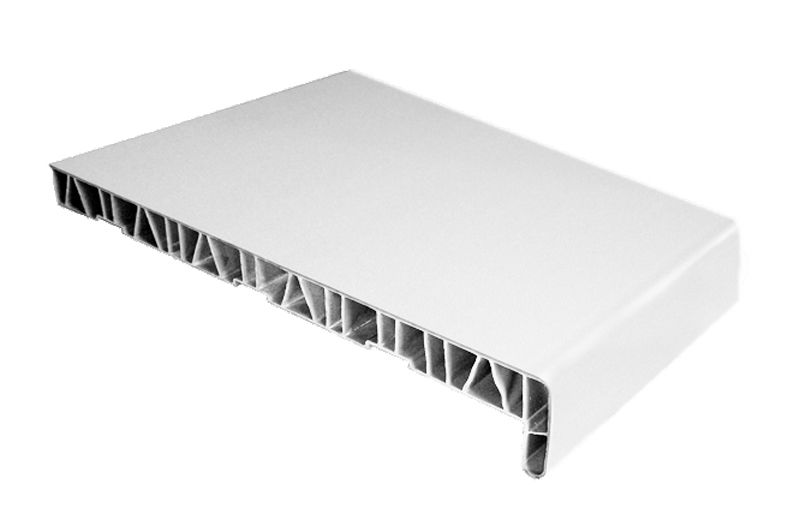 Подоконник пластиковый АНВ-40 /600/ белый /6,0м/. Рис. 1