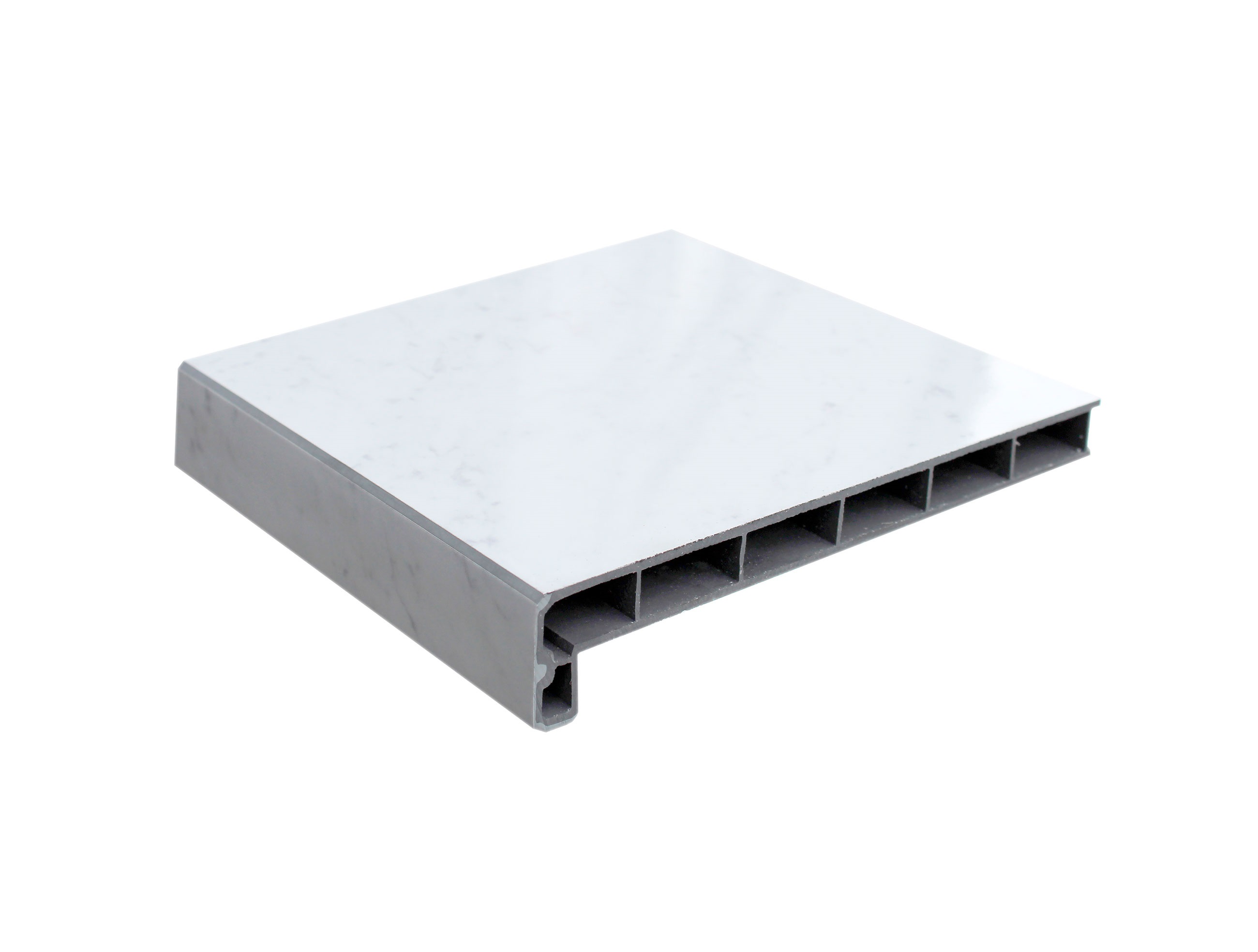 Подоконник пластиковый Moeller LD 36 /200/ каррара мрамор глянец /6,0м/. Рис. 1