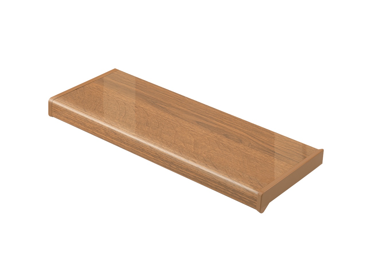 Подоконник пласт. Moeller LD S 30 /600/2 кап. зол.дуб  глянц. /6,0м/. Рис. 1