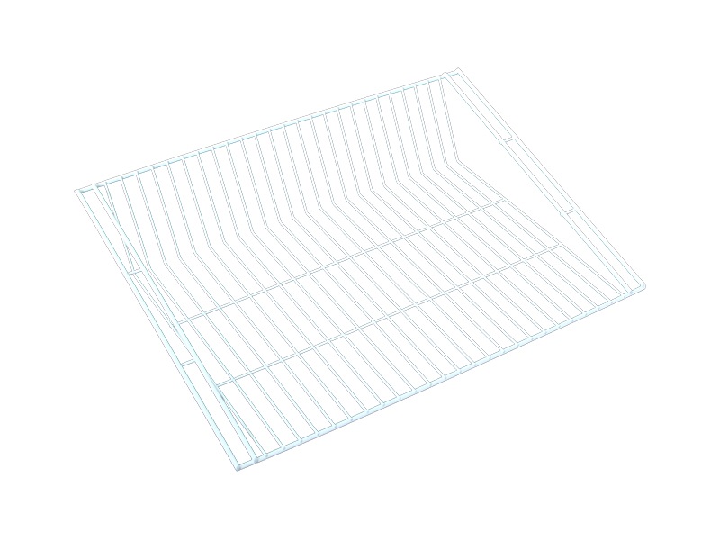 Полка обувн. сетч. FIRMAX 410x550мм, H=87мм, бел.. Рис. 2