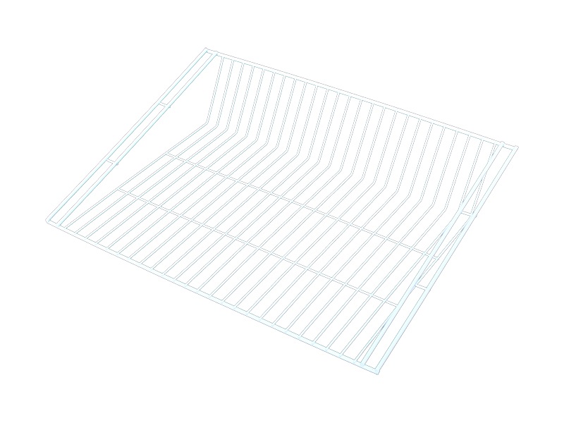 Полка обувн. сетч. FIRMAX 410x550мм, H=87мм, бел.. Рис. 3 Полка обувн. сетч. FIRMAX 410x550мм, H=87мм, бел.. Рис. 3