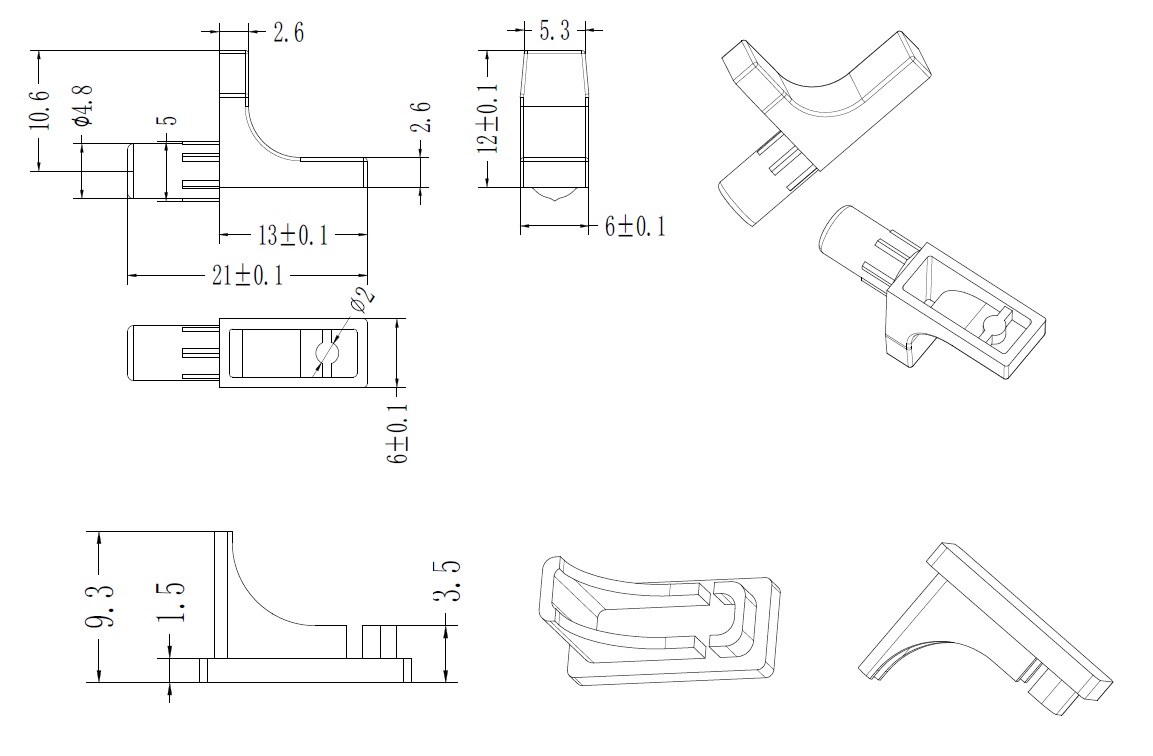 Полкодержатель FIRMAX для деревянных полок, с фиксацией, черный/антрацит.. Рис. 1