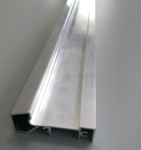 Порог алюминиевый для ПВХ дверей холодный (58х24 мм), 6м. Рис. 1
