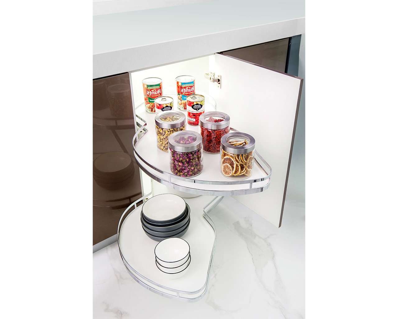 Поворотная полка Firmax Smartline в угловую базу 900 мм, левая. Рис. 1 Поворотная полка Firmax Smartline в угловую базу 900 мм, левая. Рис. 1