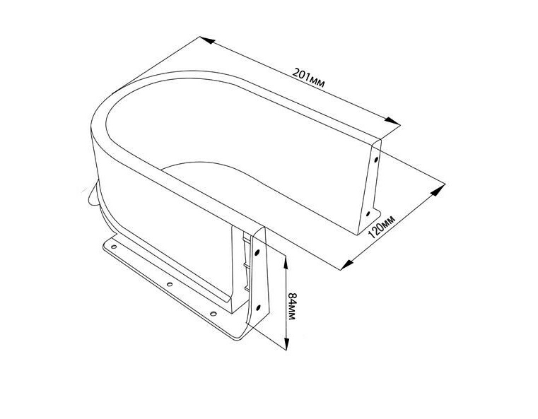 Приспособление для ящика FIRMAX под мойку П-образное, белое. Рис. 3 Приспособление для ящика FIRMAX под мойку П-образное, белое. Рис. 3