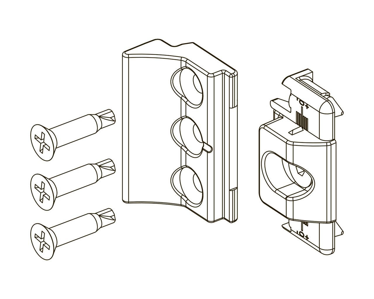 Прижим средний поворотного окна, Европаз, 2 части, 05294000. Рис. 1 Прижим средний поворотного окна, Европаз, 2 части, 05294000. Рис. 1