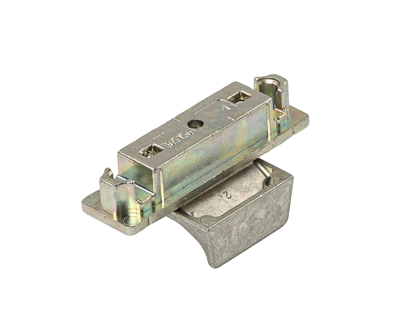 Прижим средний скрытый взломостойкий для фурнитурного паза, установка по сторонам, дерево. Рис. 3