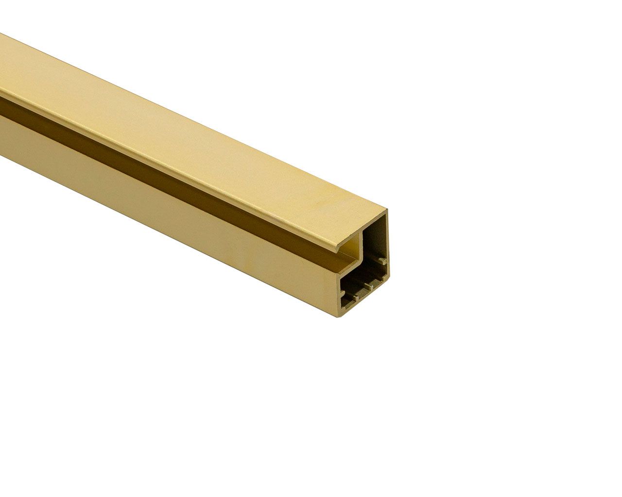 Профиль 21/19 для рамочных фасадов FIRMAX 5800 мм, золото. Рис. 1