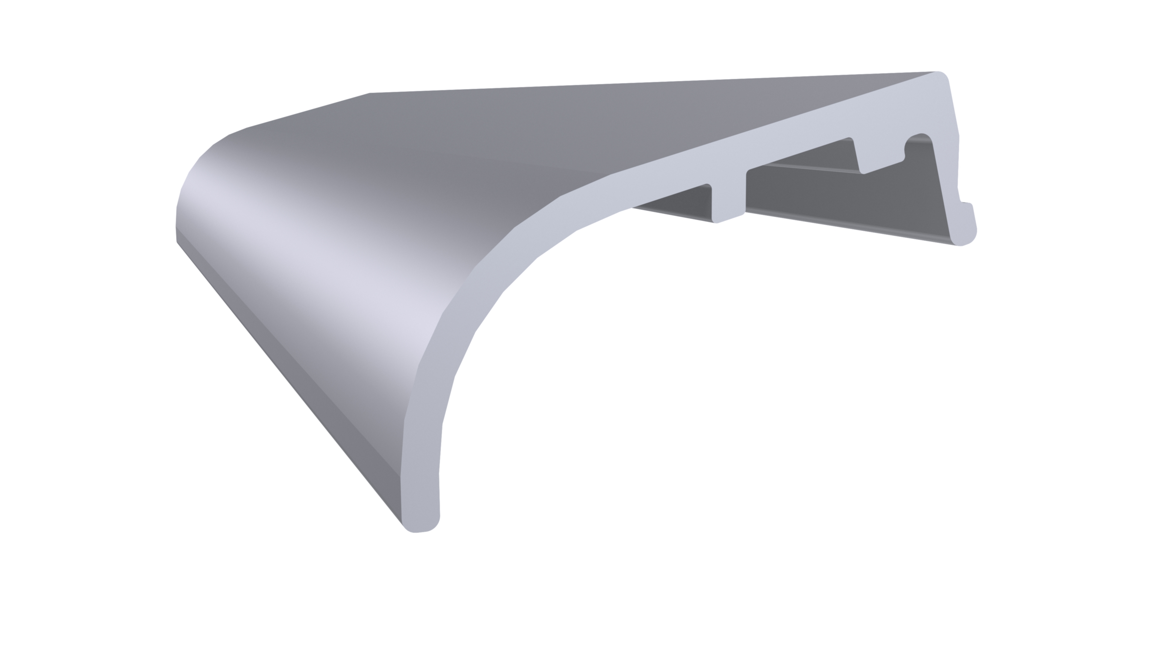 Профиль Алюстарт покрытия створок, алюминий, неокрашенный, 6 м. Рис. 1 Профиль Алюстарт покрытия створок, алюминий, неокрашенный, 6 м. Рис. 1