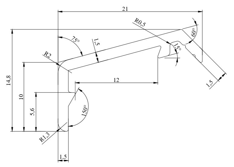 Профиль Алюстарт покрытия створок, неокрашенный (6,0м). Рис. 3