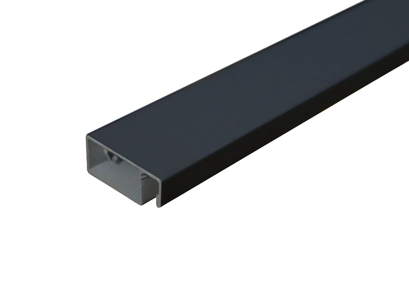 Профиль BAUSET МС-БАЗА 10х25 основной Антрацит RAL7016 (6,0м). Рис. 1 Профиль BAUSET МС-БАЗА 10х25 основной Антрацит RAL7016 (6,0м). Рис. 1