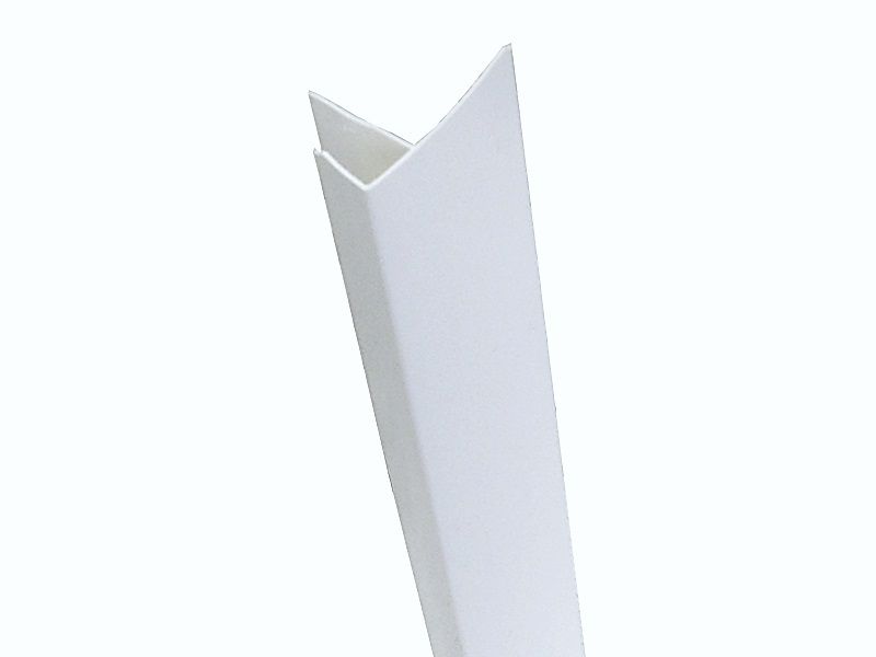 Профиль (F) конечный 10х60 белый 3,0 м. Рис. 2 Профиль (F) конечный 10х60 белый 3,0 м. Рис. 2