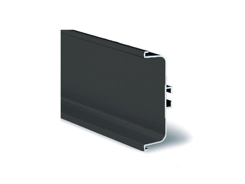 Профиль GOLA Alphalux П-образный для нижних баз L=4.1м., алюминий черный. Рис. 1 Профиль GOLA Alphalux П-образный для нижних баз L=4.1м., алюминий черный. Рис. 1