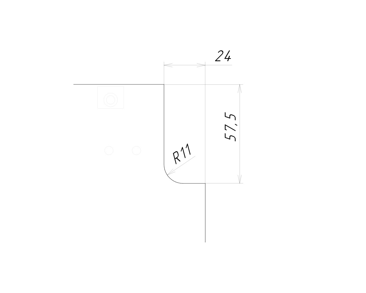 Профиль GOLA FIRMAX L-образный для нижних баз L=4200mm, алюминий. Рис. 3