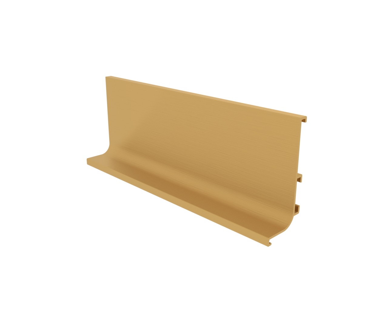 Профиль GOLA FIRMAX L-образный для нижних баз L=4200mm, алюминий золото браш
