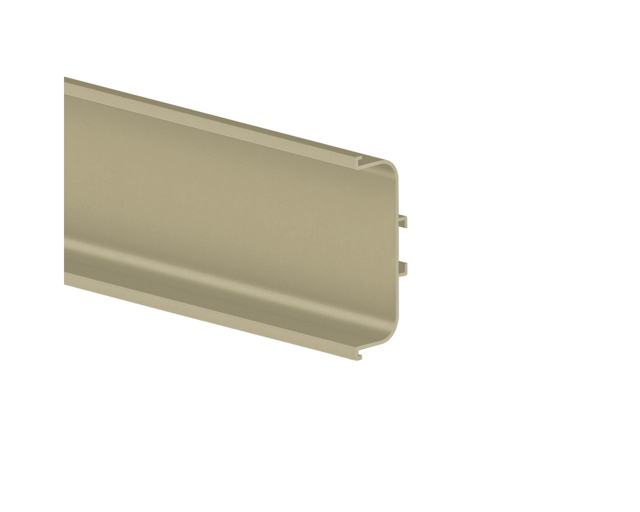 Профиль GOLA FIRMAX П-образный для нижних баз L=4200mm, алюминий золото. Рис. 1 Профиль GOLA FIRMAX П-образный для нижних баз L=4200mm, алюминий золото. Рис. 1